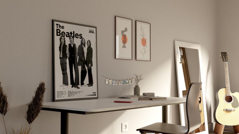 The Beatles ,  FHD Wall Decor, Wall Hangings, , Museum Poster,