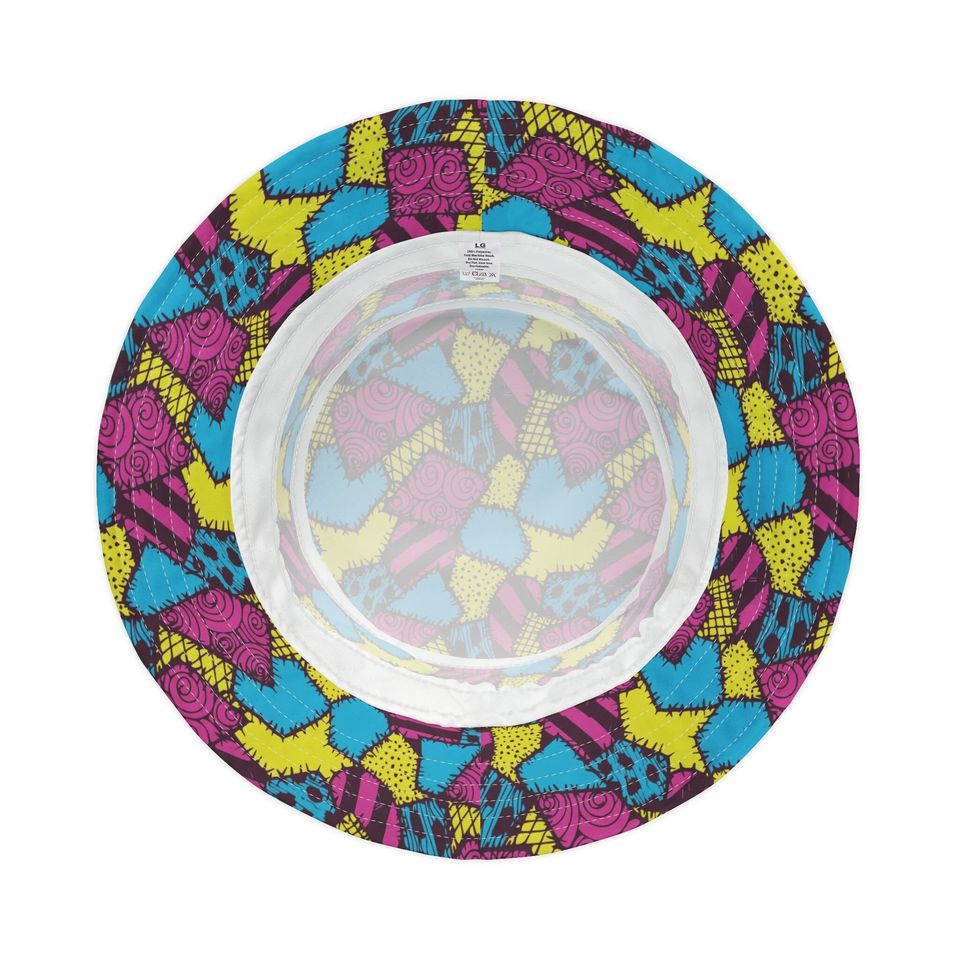 Nightmare before Christmas Bucket Hat, Sally Bucket Hat, Halloween Bucket Hat