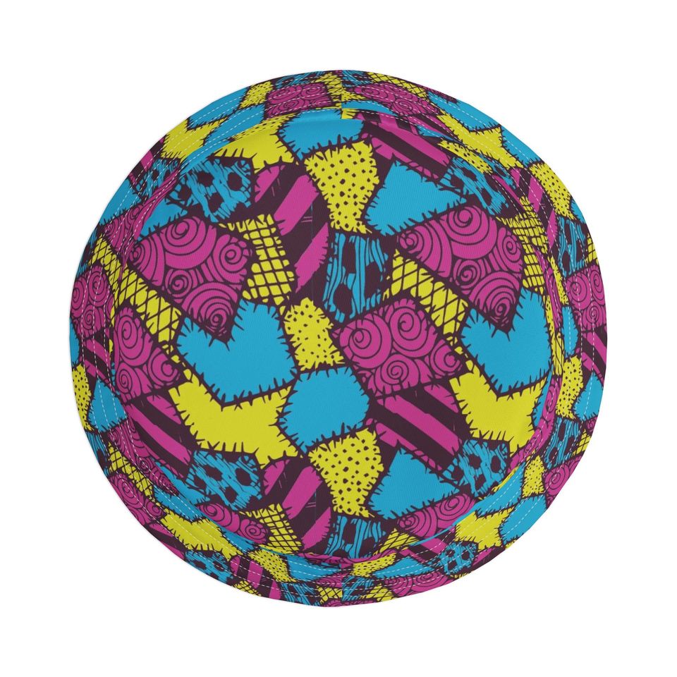 Nightmare before Christmas Bucket Hat, Sally Bucket Hat, Halloween Bucket Hat