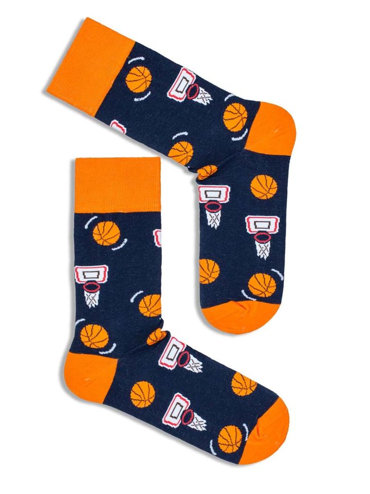Basketball Player Socks: Sport Game, Funny, Colorful, Cozy