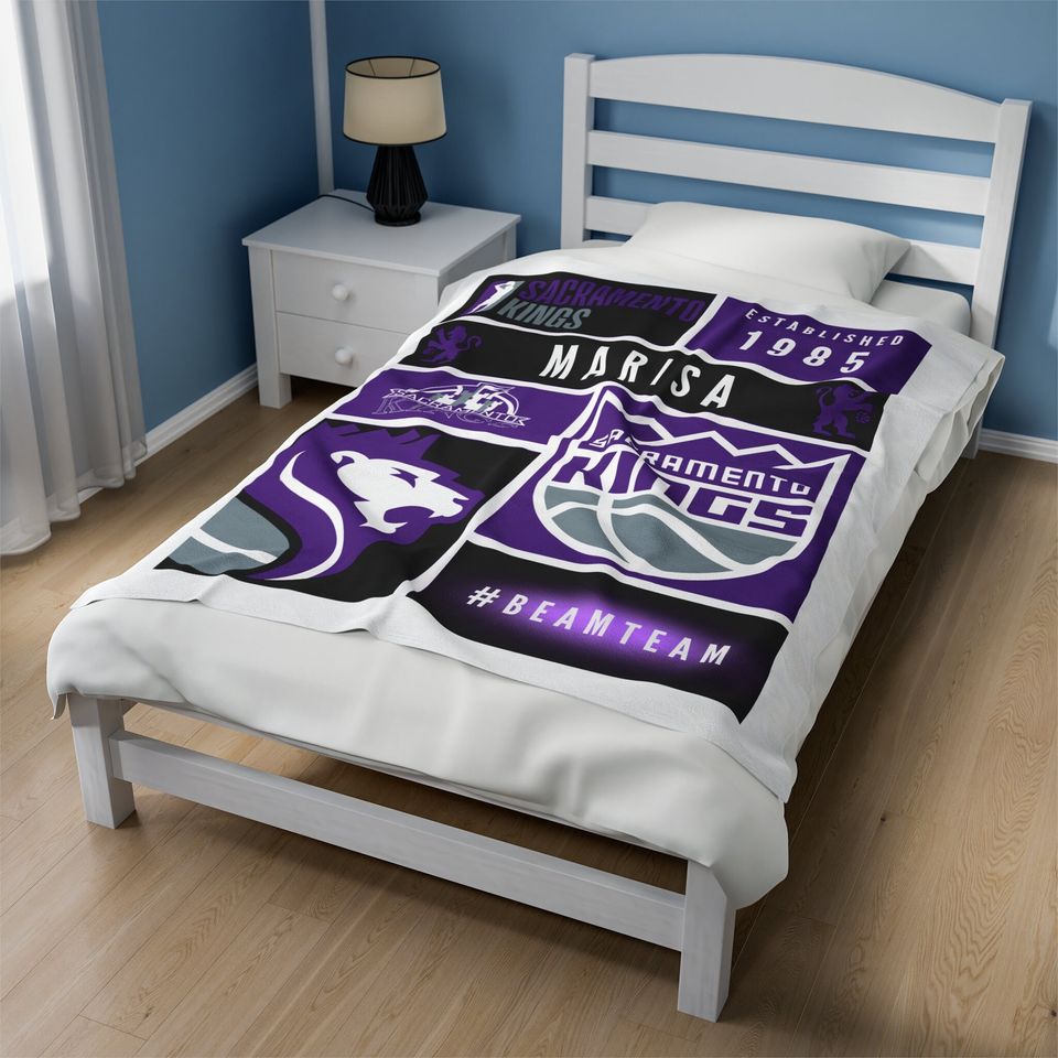 Personalized Beam Team Blanket, Sacramento Kings Basketball