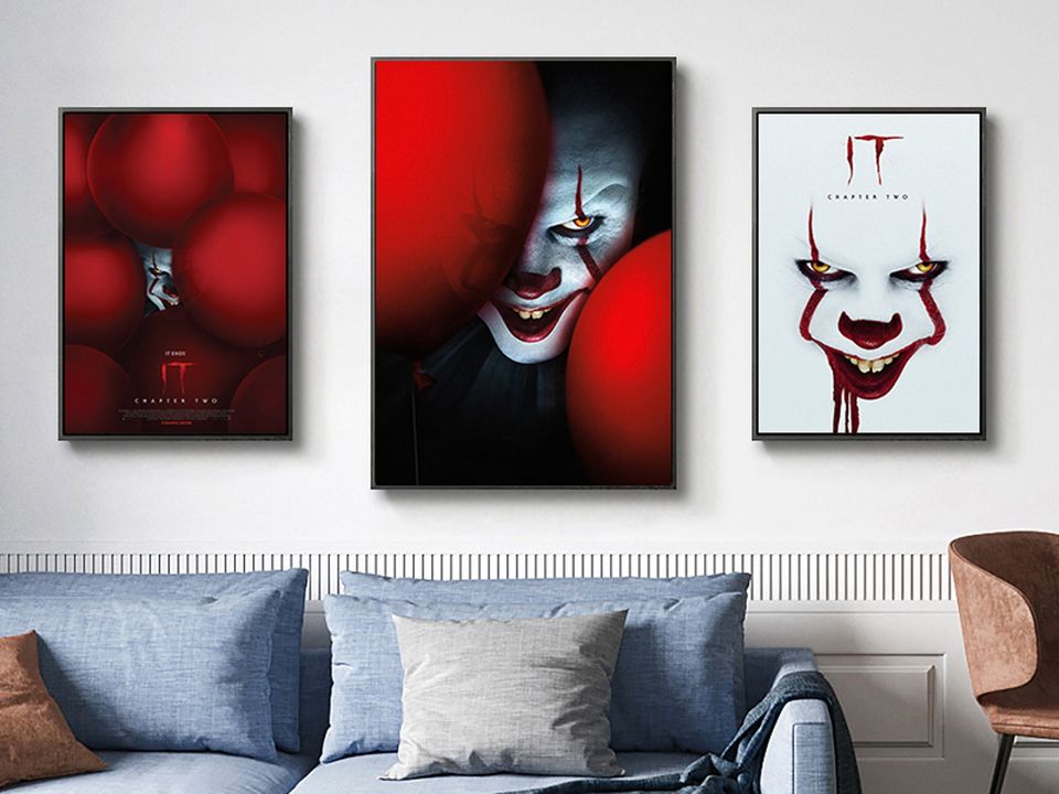 IT Poster, Pennywise Poster, Wall Decor