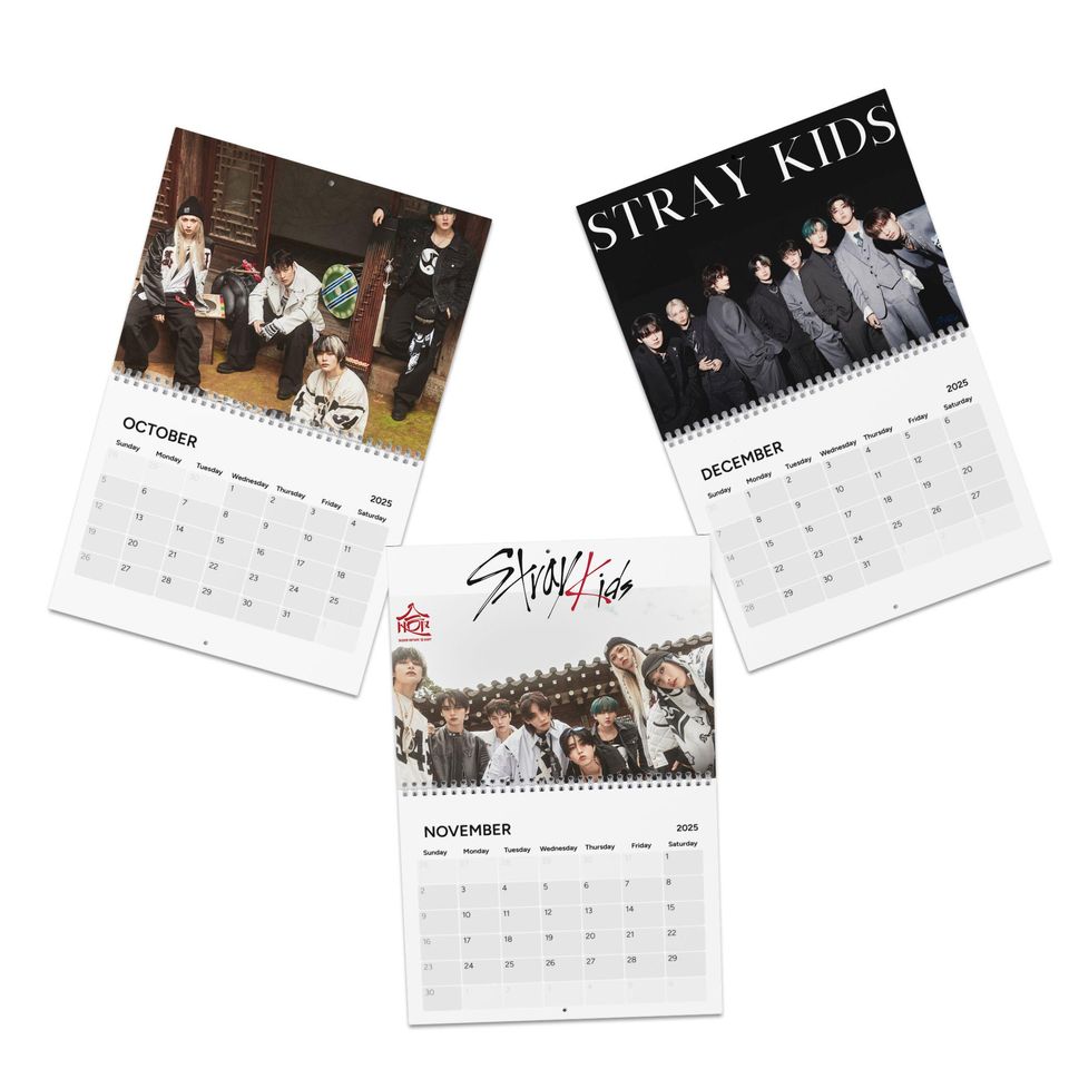 SKZ Wall Calendar 2025: Kpop Stay Gift, SKZOO Merchandise