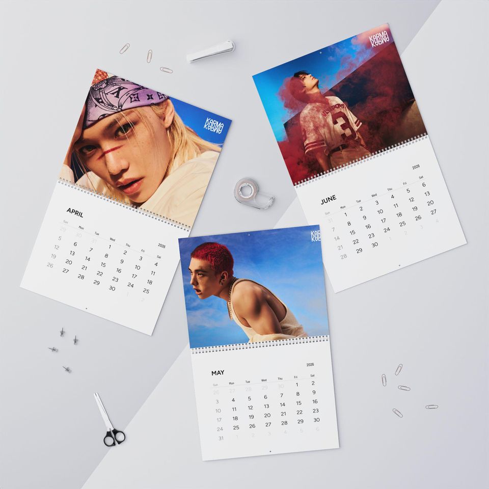 2026 Stray Kids Wall Calendar Kpop Fan Gift