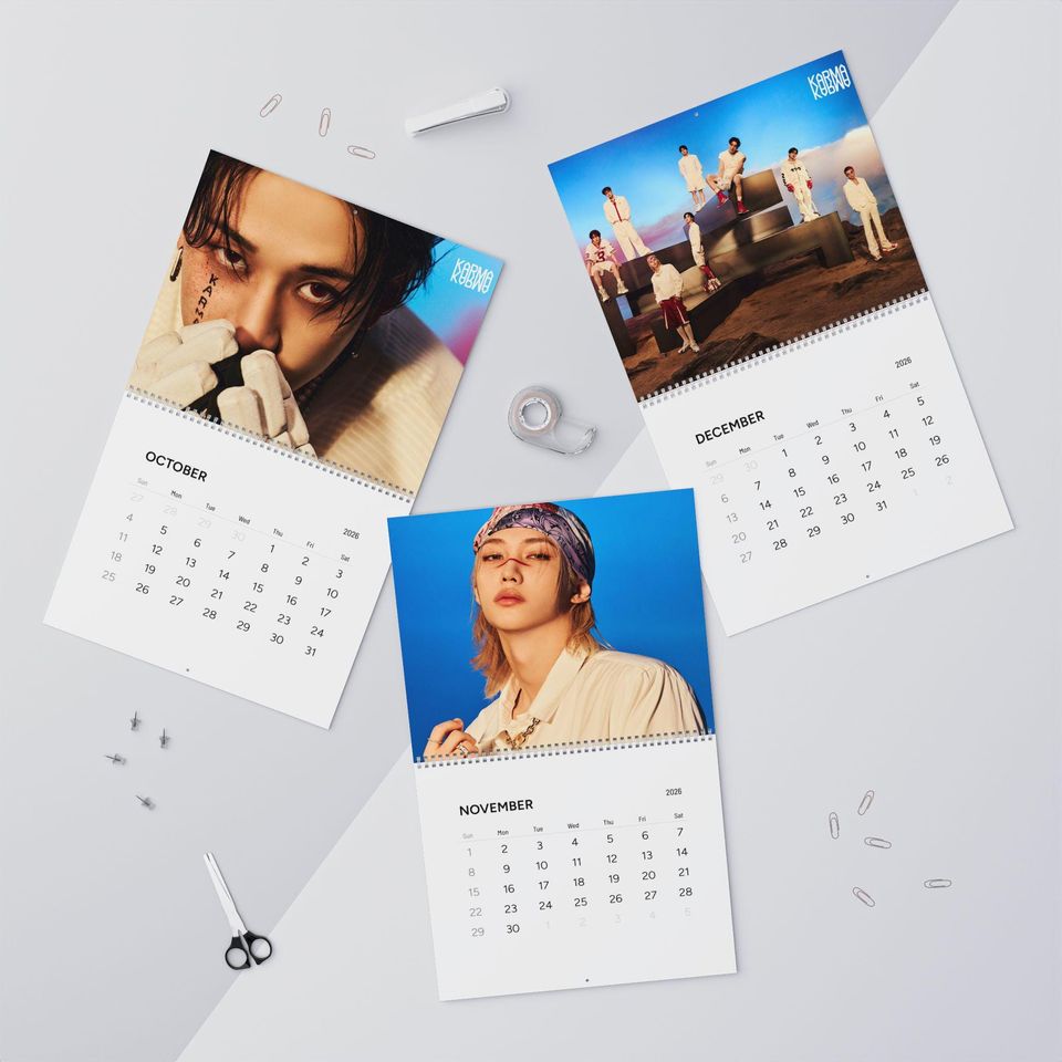 2026 Stray Kids Wall Calendar Kpop Fan Gift