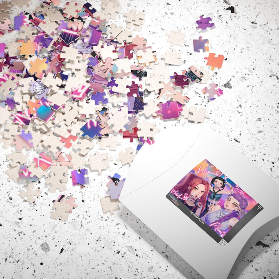 K-Pop Demon Hunter Huntrx Rumi Zoey Mira Puzzle Jigsaw