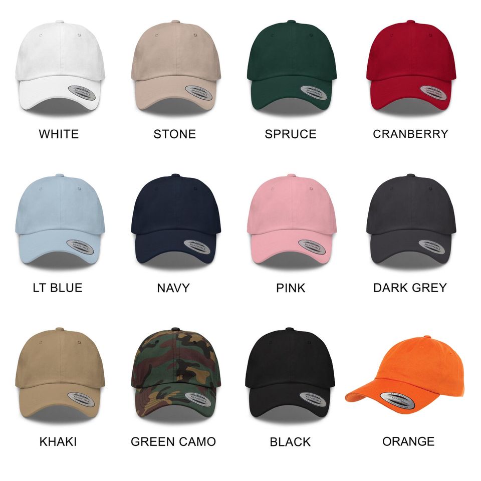 Ghost with Coffee Embroidered Adjustable Relaxed Fit Hat, Ghost Hat