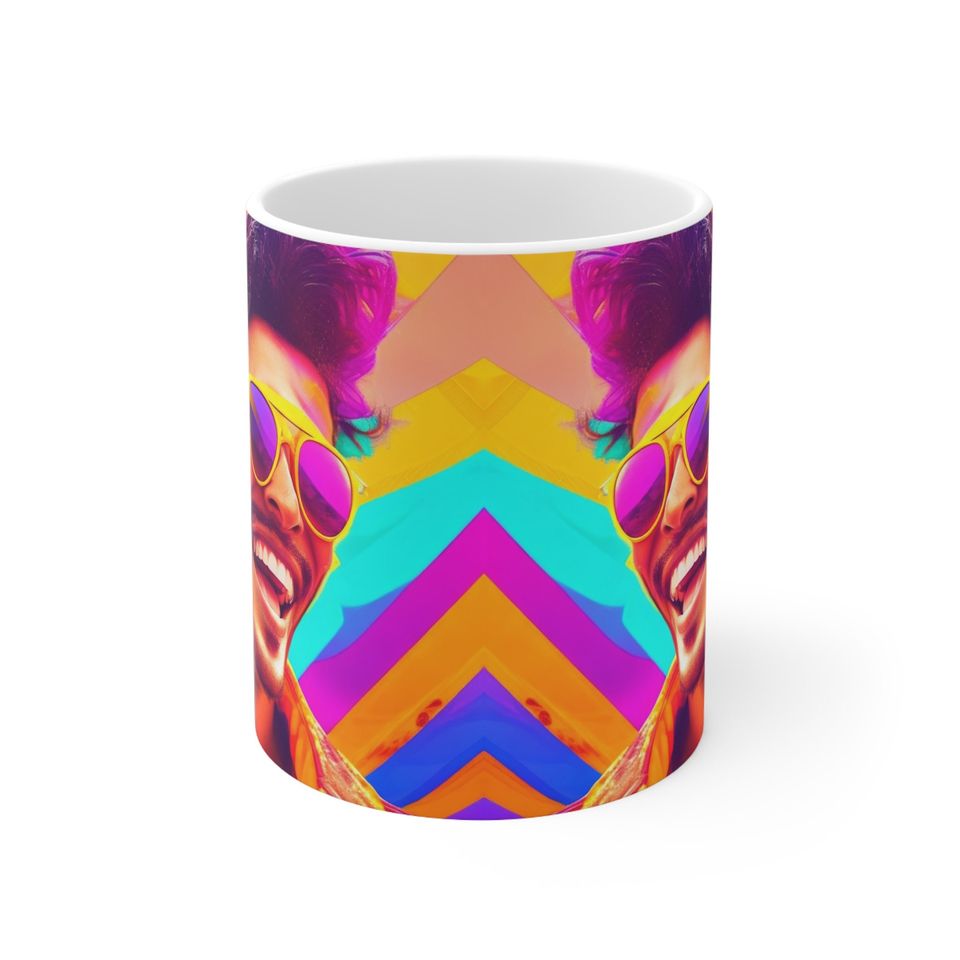 Happy Smiling Ceramic Mug for Kitchen & Dining