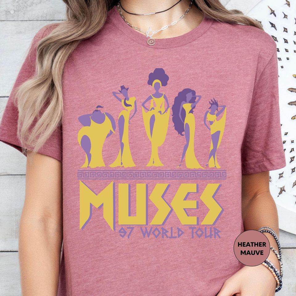 Vintage Hercules Muses 97 World Tour Double-Sided T-Shirt