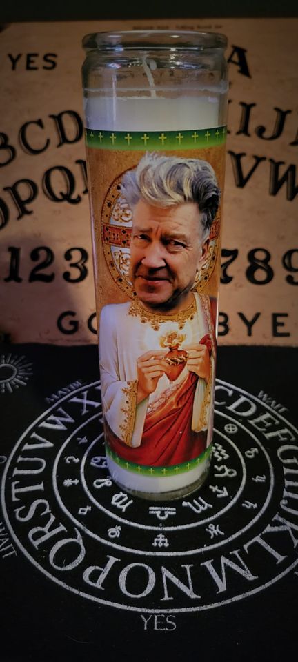 David Lynch prayer candle