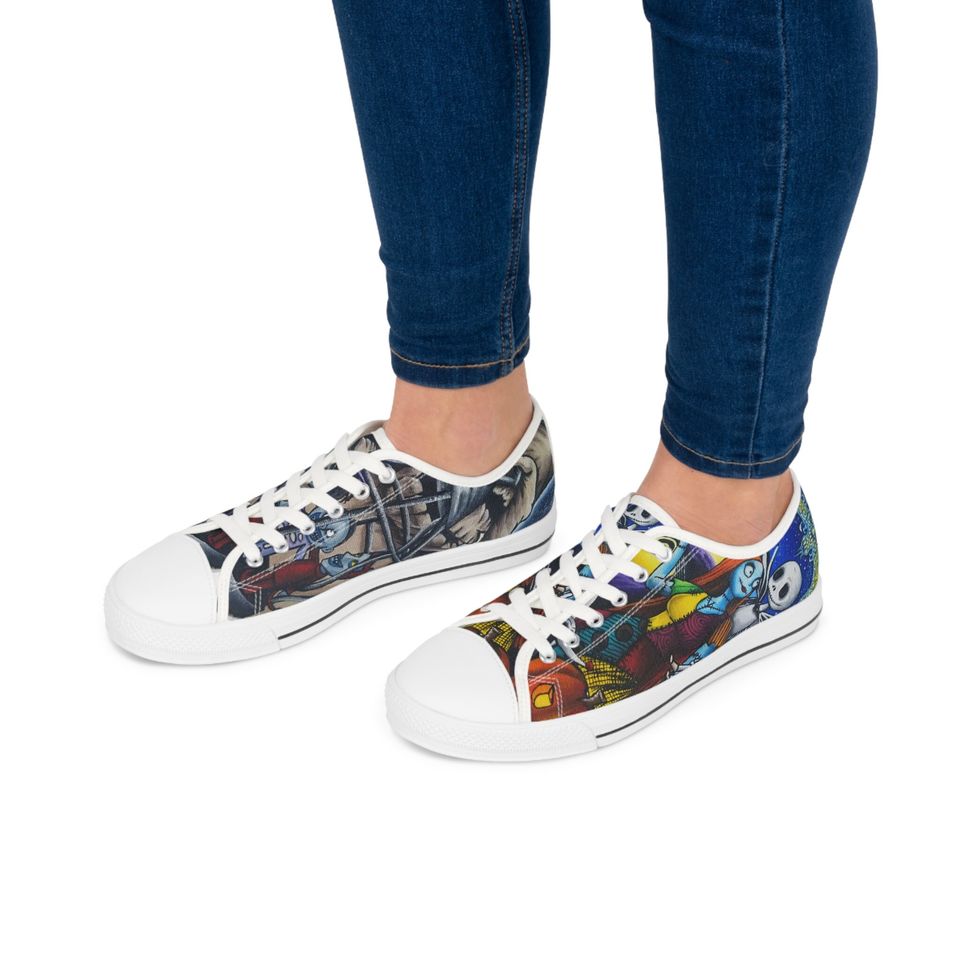 Disney Nightmare Halloween Women's Low Top Sneakers