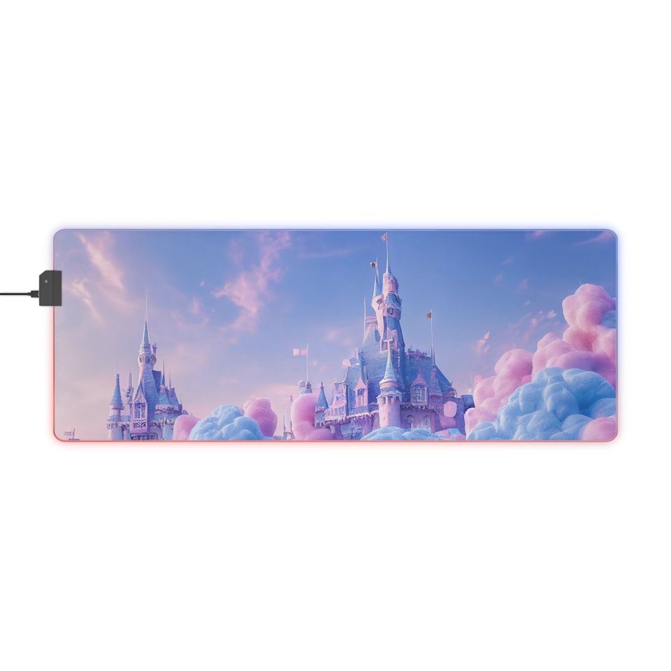 Disney Castle LED RGB Mousepad