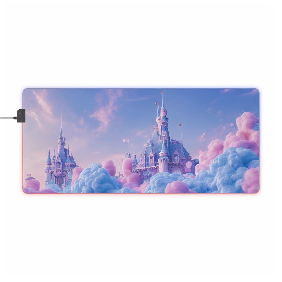 Disney Castle LED RGB Mousepad
