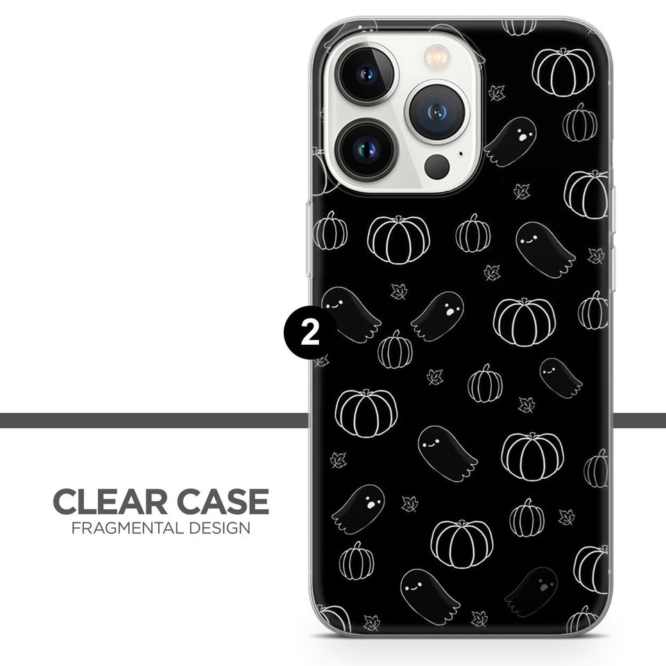 Halloween Spooky Collage Phone Case: Soft TPU Gel Cover