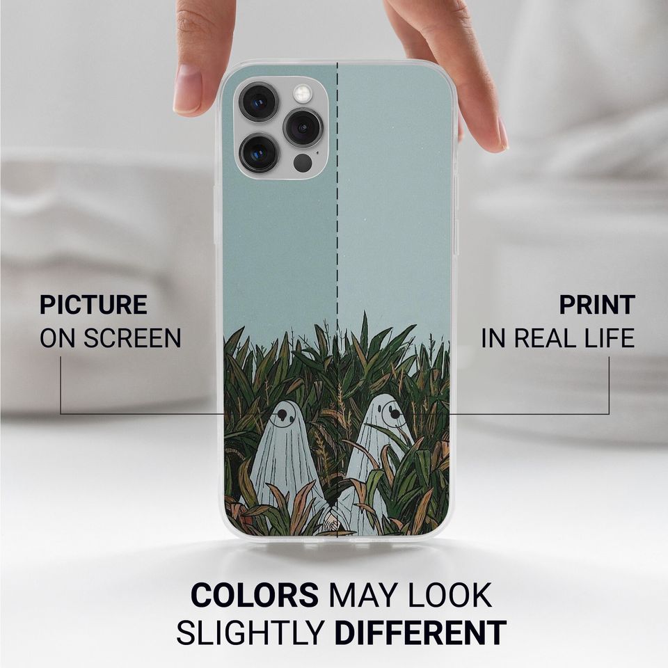 Halloween Spooky Collage Phone Case: Soft TPU Gel Cover