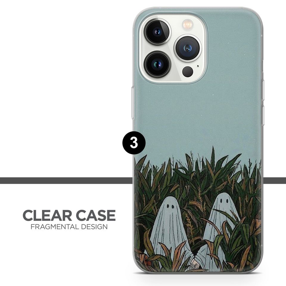 Halloween Spooky Collage Phone Case: Soft TPU Gel Cover