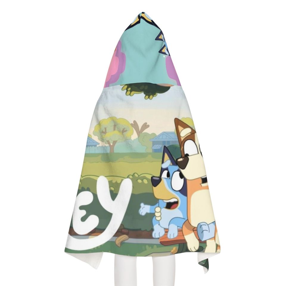 BlueyDad Hooded Towel