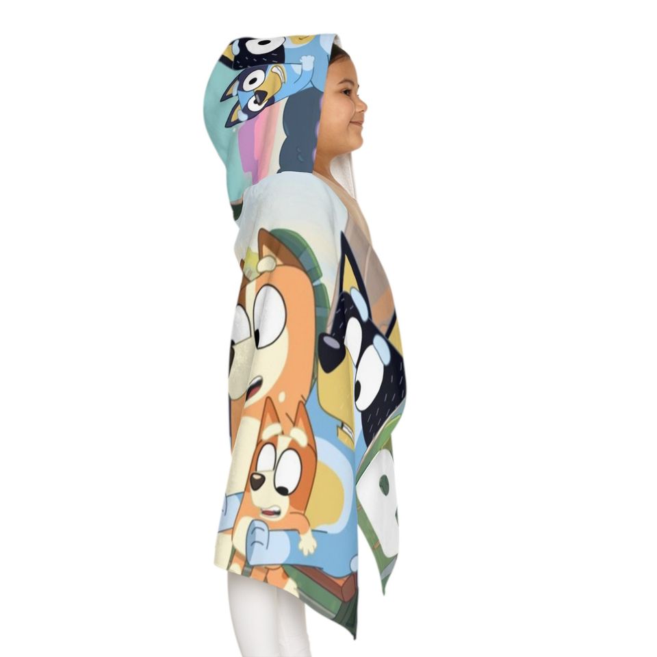 BlueyDad Hooded Towel