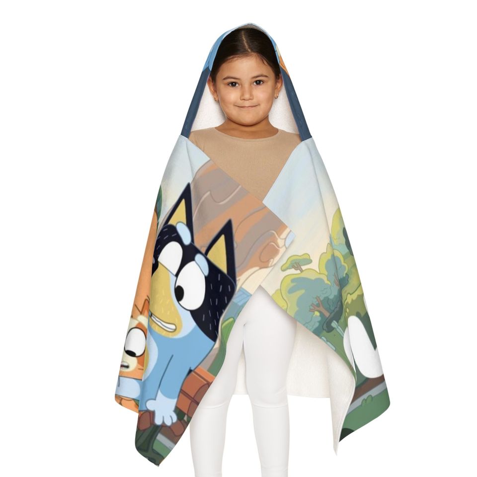 BlueyDad Hooded Towel