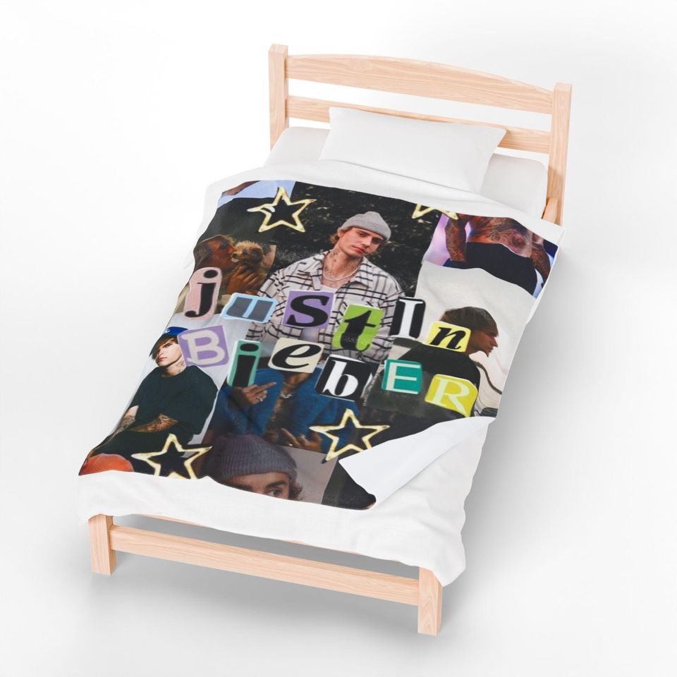 JB Collage Throw Blanket