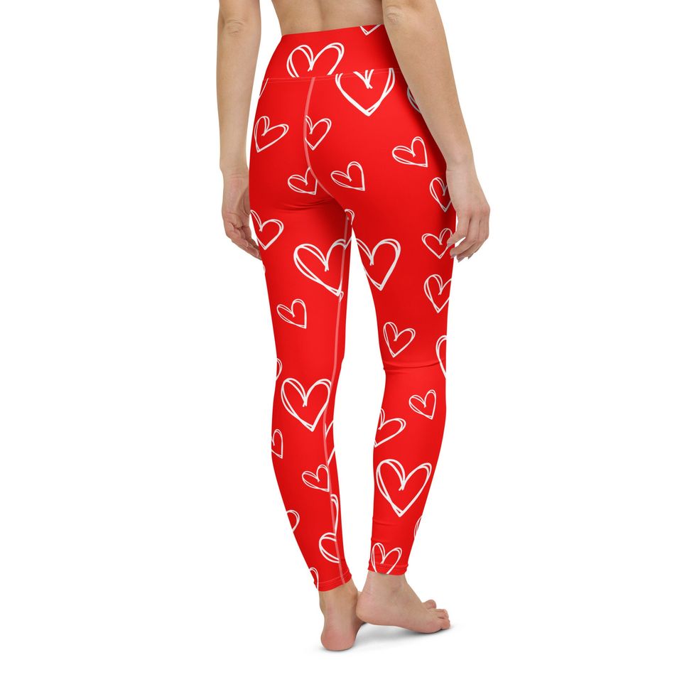 Womens Valentines day Leggings pants