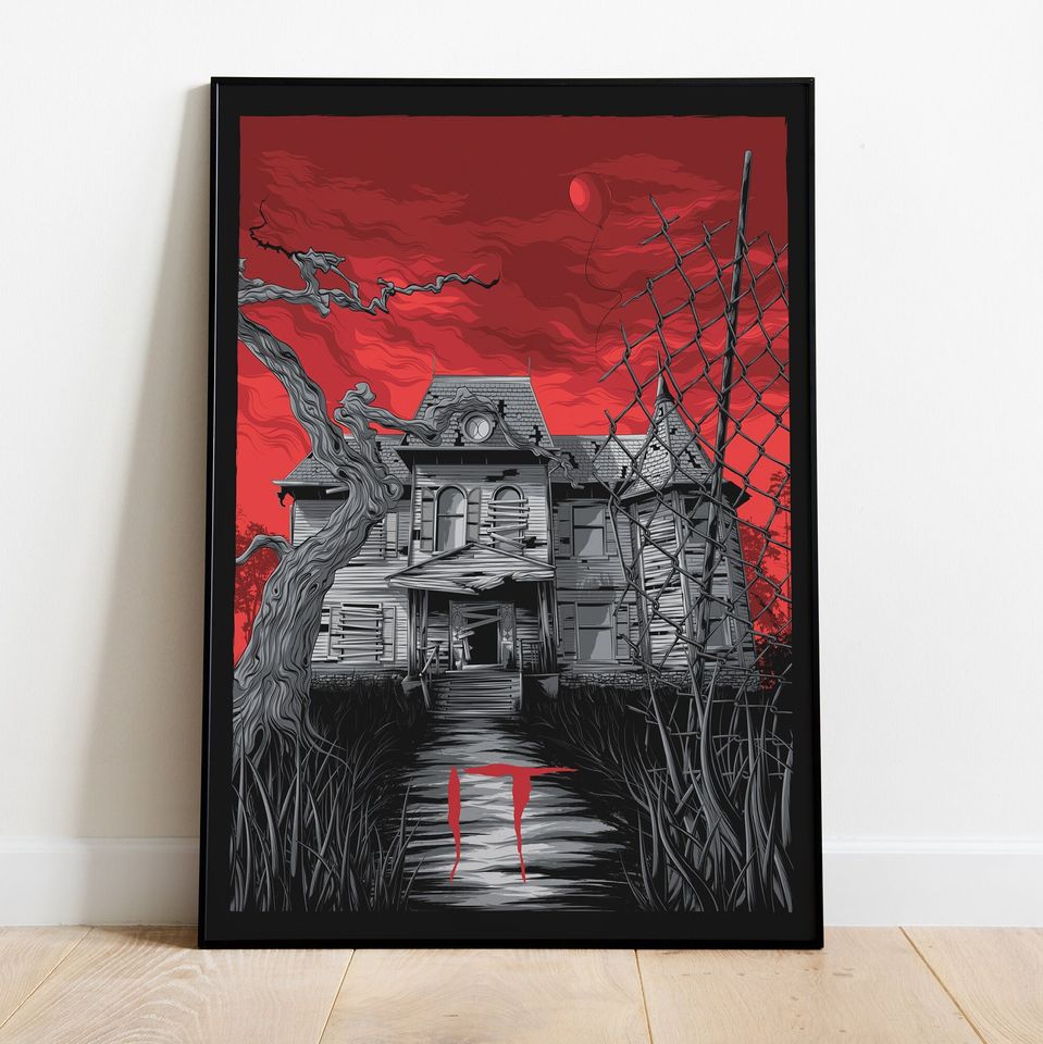 IT Poster, Pennywise Poster, Wall Decor
