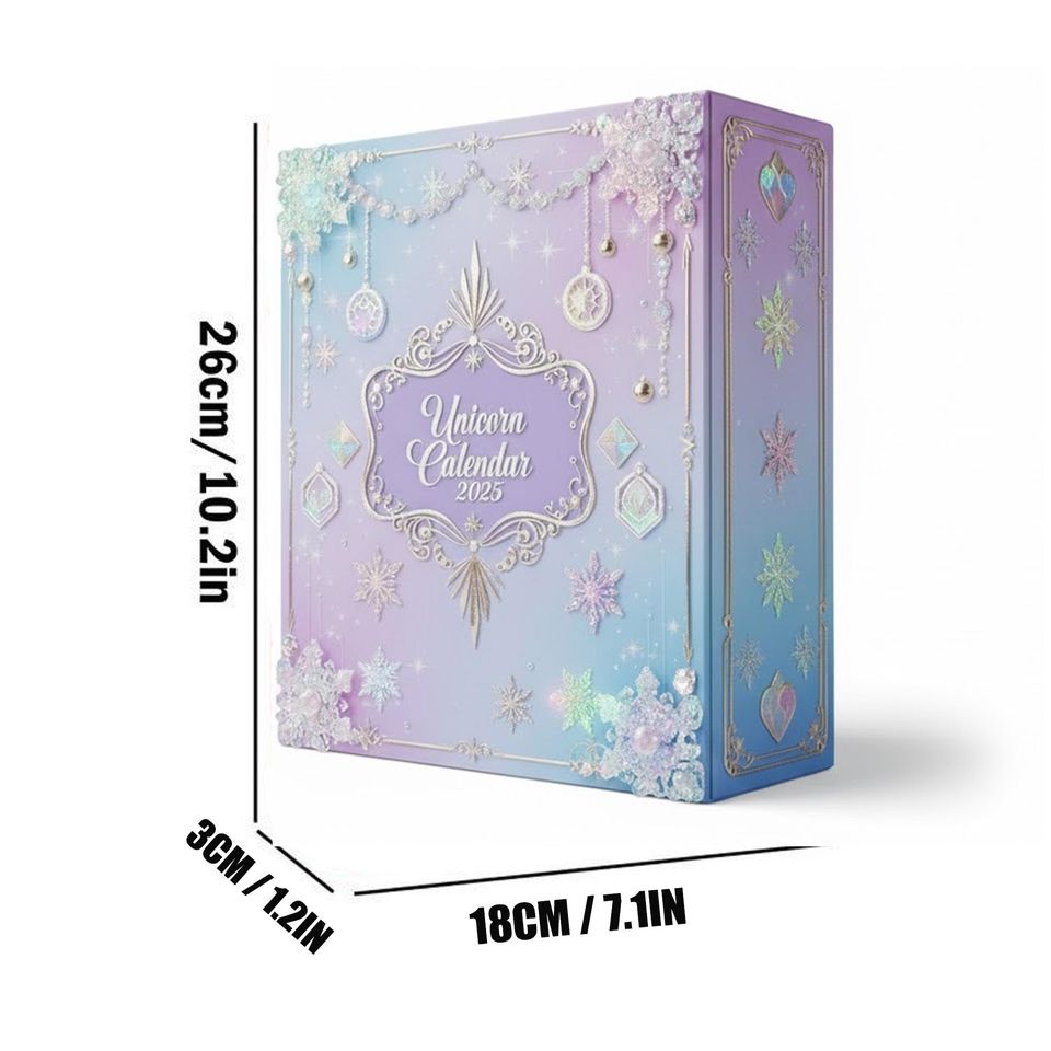 2D Derpy Tiger Advent Calendar Box With Arcylic Ornaments