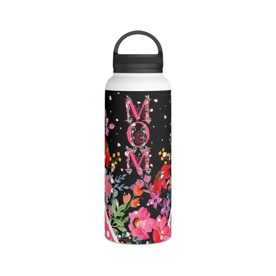 Stainless Steel Water Bottle, Handle LidMothers Day Gift