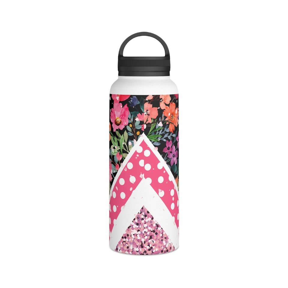 Stainless Steel Water Bottle, Handle LidMothers Day Gift