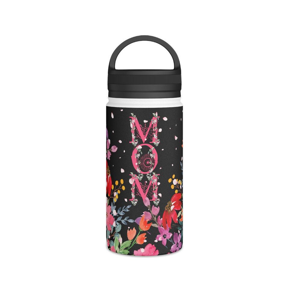 Stainless Steel Water Bottle, Handle LidMothers Day Gift