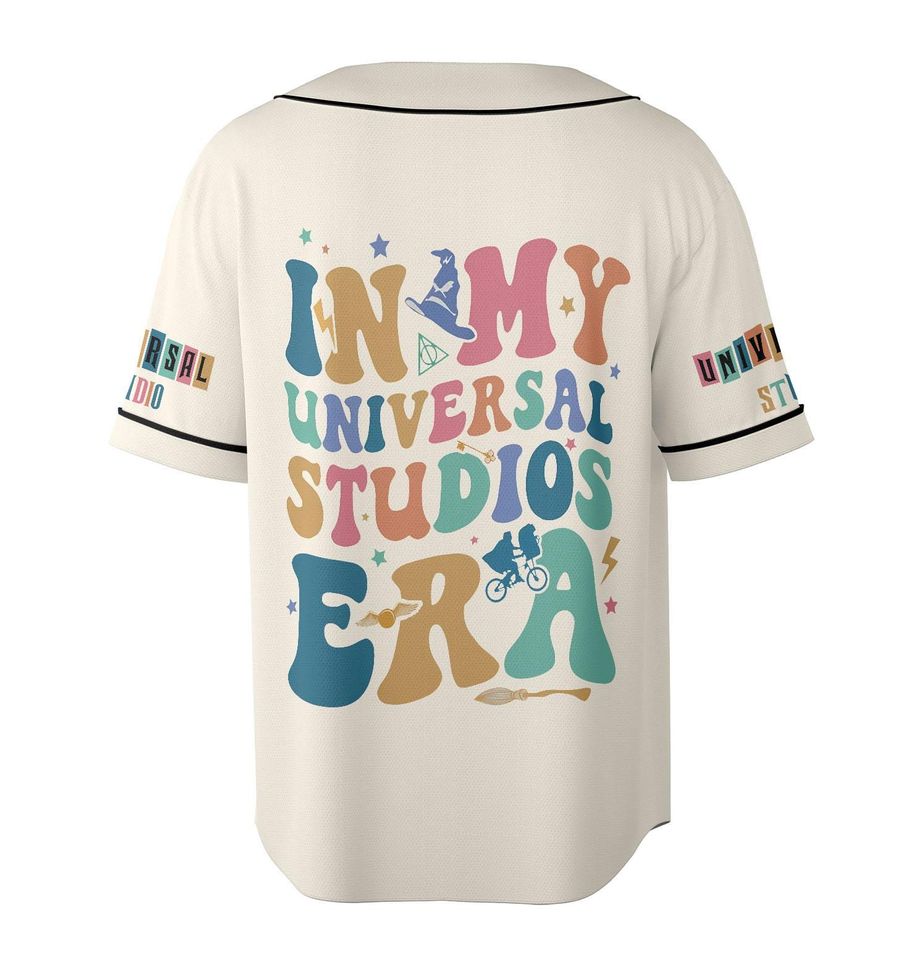 Retro Universal Studios 2025 Baseball Jersey, Universal Studios Trip Shirt, Universal Orlando Shirt, In My Universal Studios Era