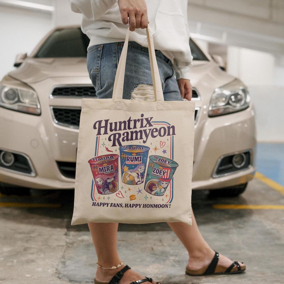 Hunter X Inspired Ramen Tote Bag | Kpop Demon Fan Gift