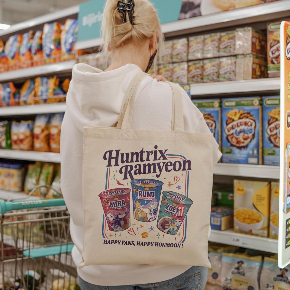 Hunter X Inspired Ramen Tote Bag | Kpop Demon Fan Gift
