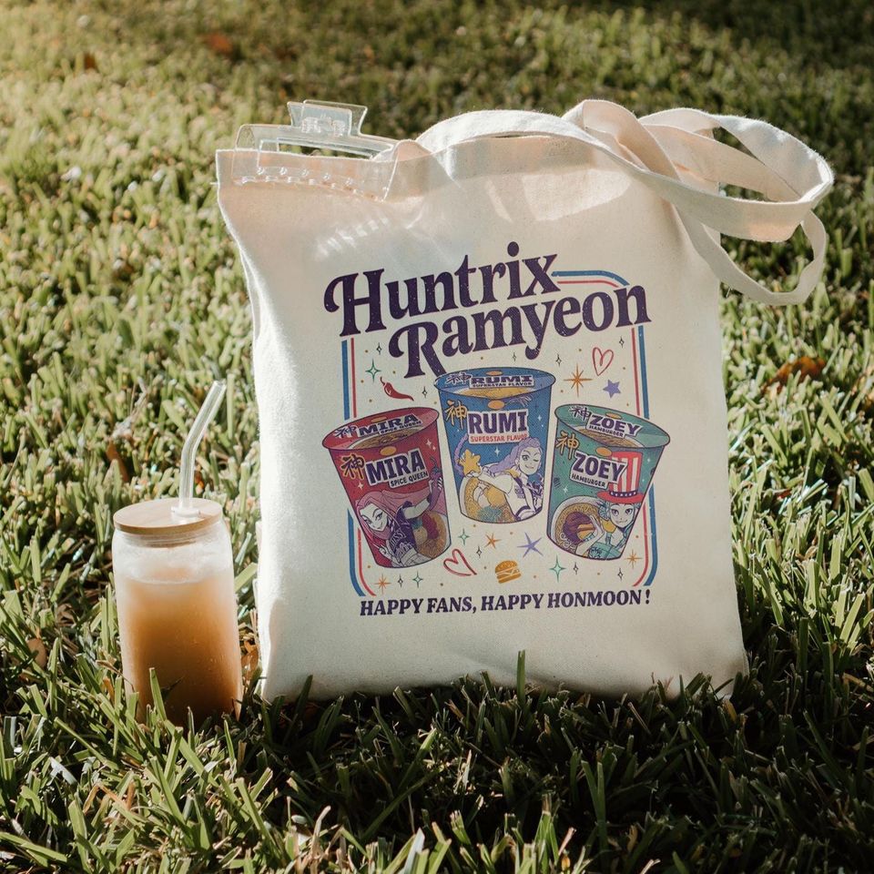 Hunter X Inspired Ramen Tote Bag | Kpop Demon Fan Gift