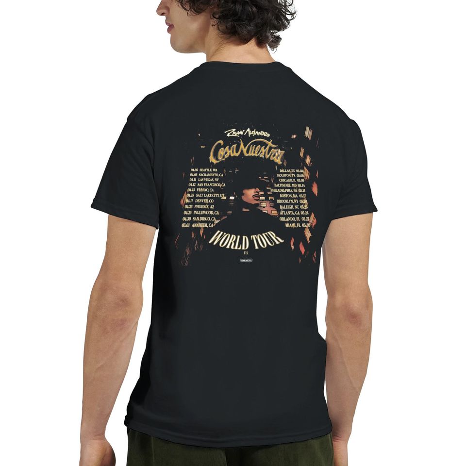Rauw Alejandro Cosa Nuestra Tour Double Sided T-Shirt