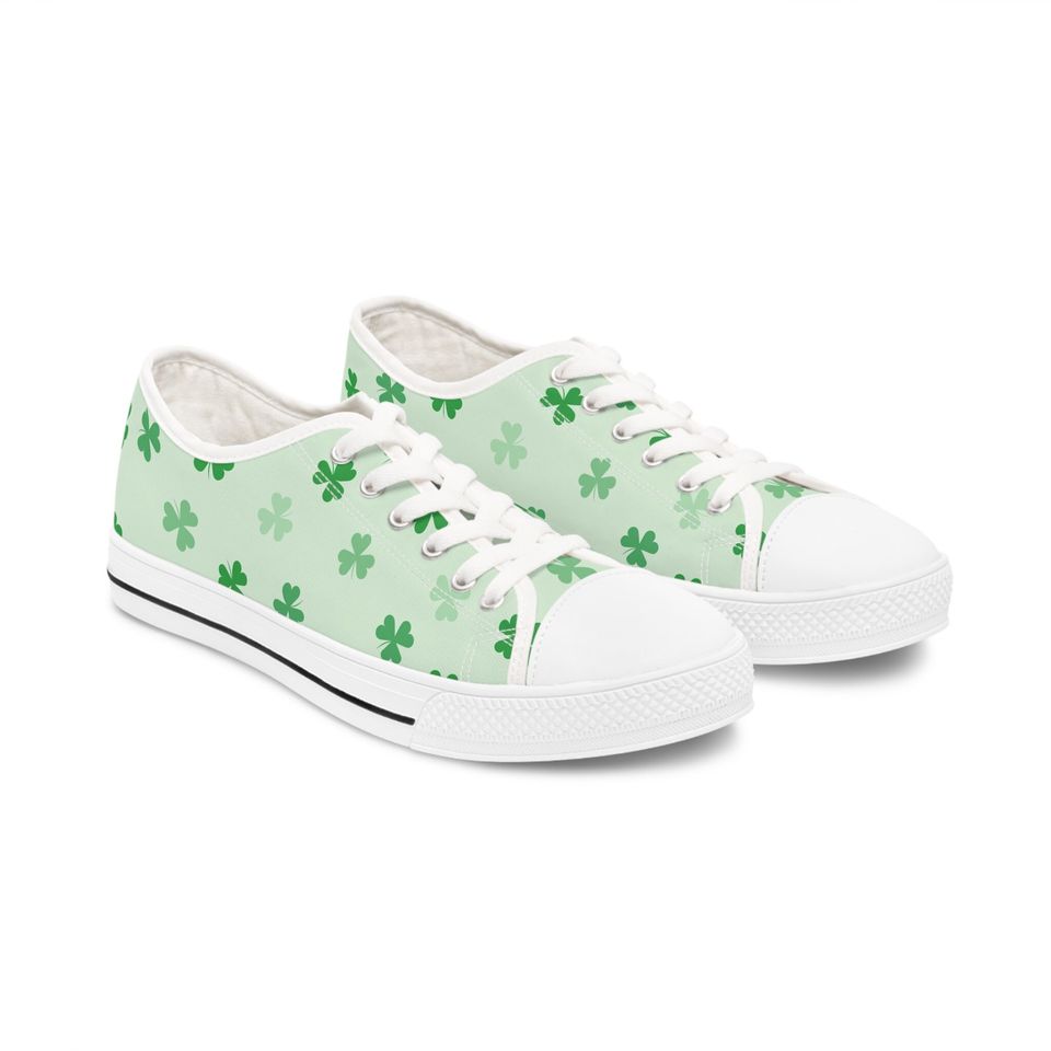 Lucky Clovers - Women's Low Top Sneakers