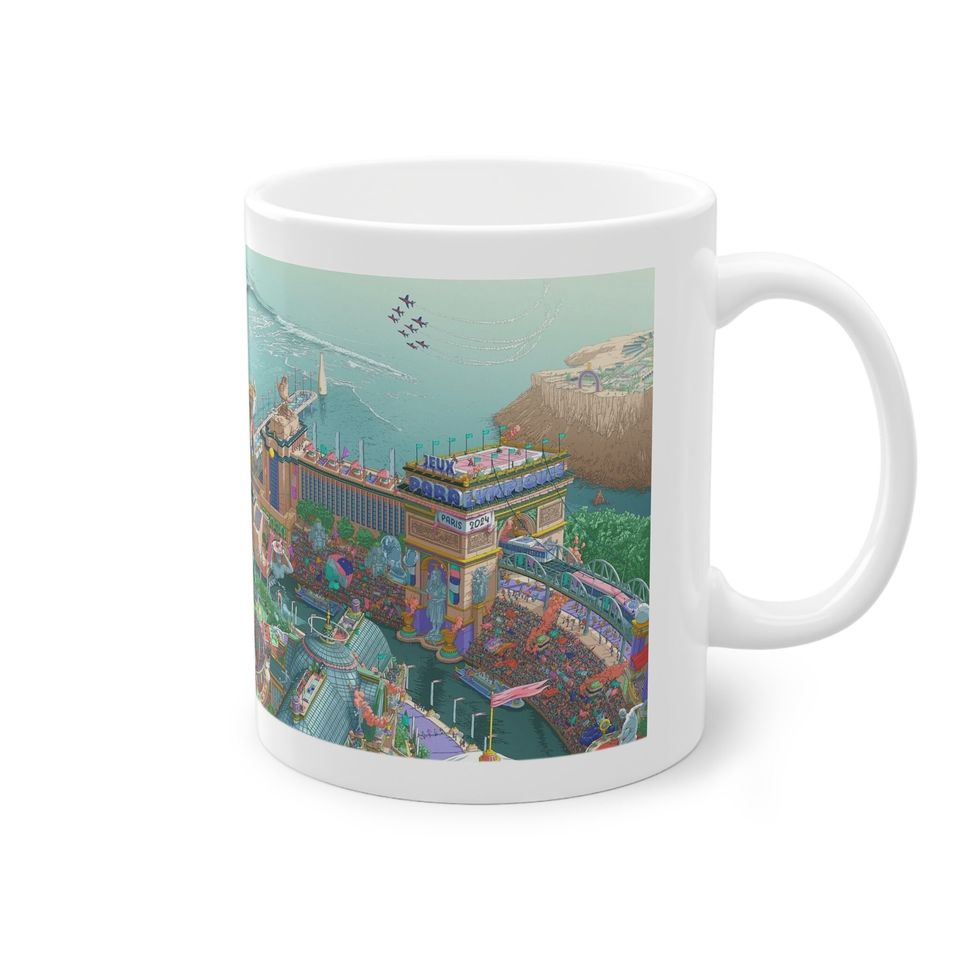 Paris 2024 Olympics games Commemorative Ceramic coffee Mug (11oz, 15oz)