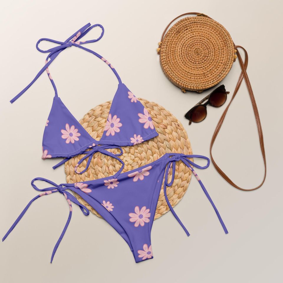 Floral String Bikini