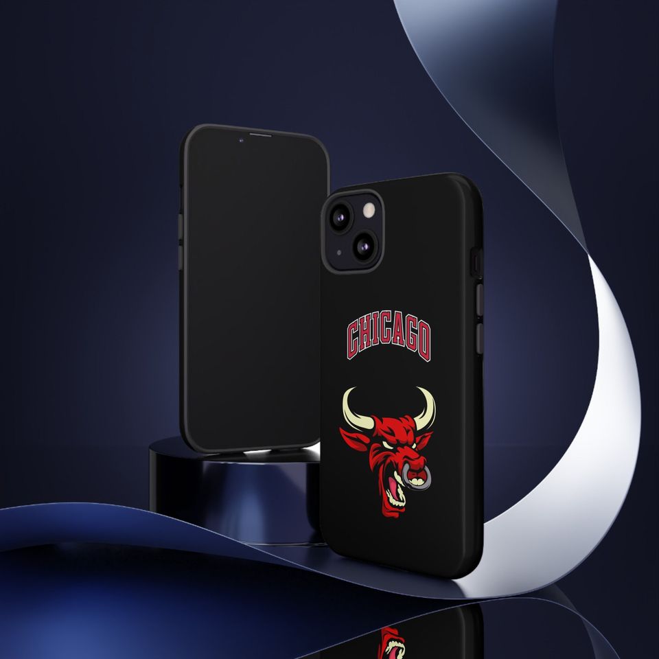 Chicago Bulls Phone Case: Impact Resistant NBA Sports Design