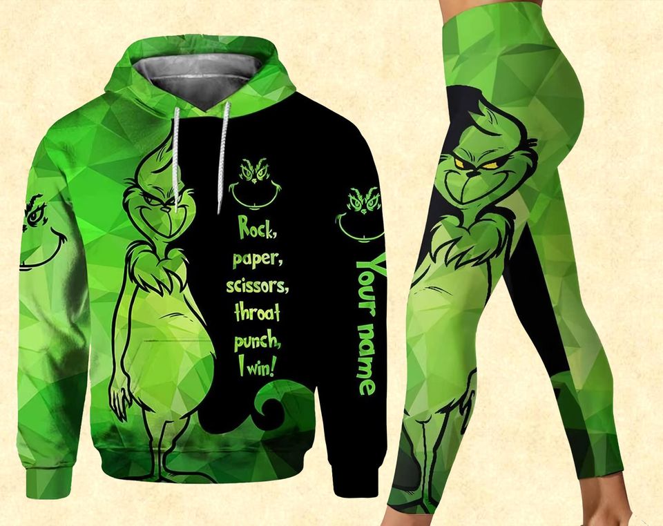 Personalized Funny Character 3D Hoodie and Leggings Set
