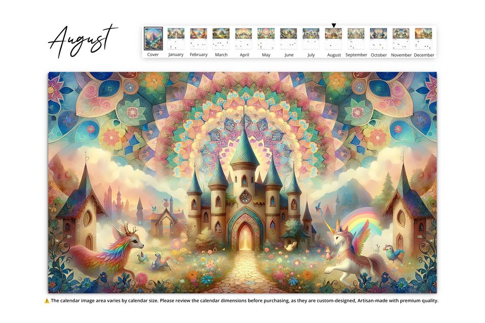 2025 Enchanted Wall Calendar