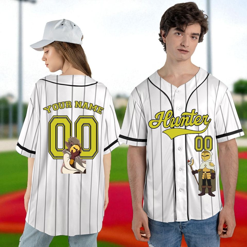Custom Owl House Hunter Baseball Jersey  Personalized Golden Guard Jersey Shirt