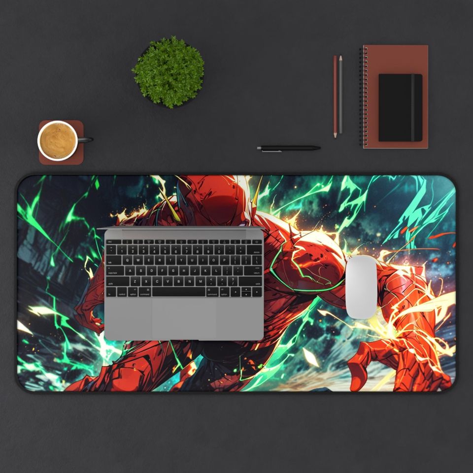 The Flash Superhero Desk Mat