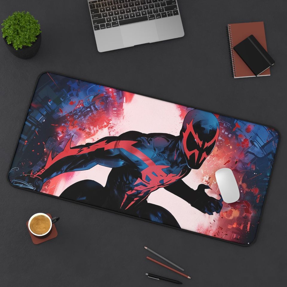 Spider-Man 2099 Mouse Pad - Superhero Desk Mat for Gaming & Office Decor
