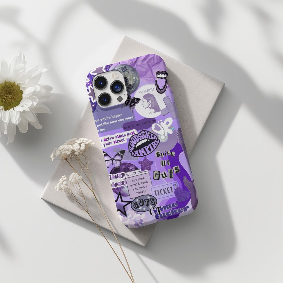 GUTS Tour Olivia Inspired Phone Case, Olivia Rodrigo Phone Case, Olivia Rodrigo GUTS