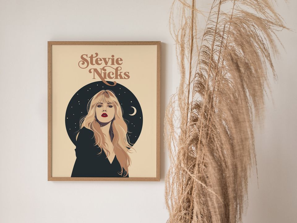 Stevie Nicks Minimal Design Wall Art Poster