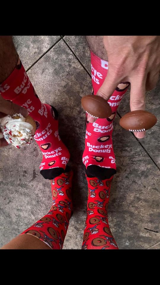 Buckeye Donuts Socks