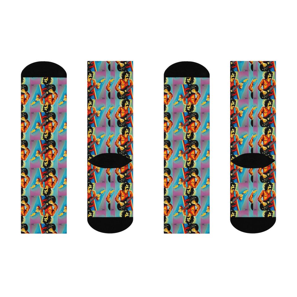Music Legends Frank Zappa Cushioned Crew Socks