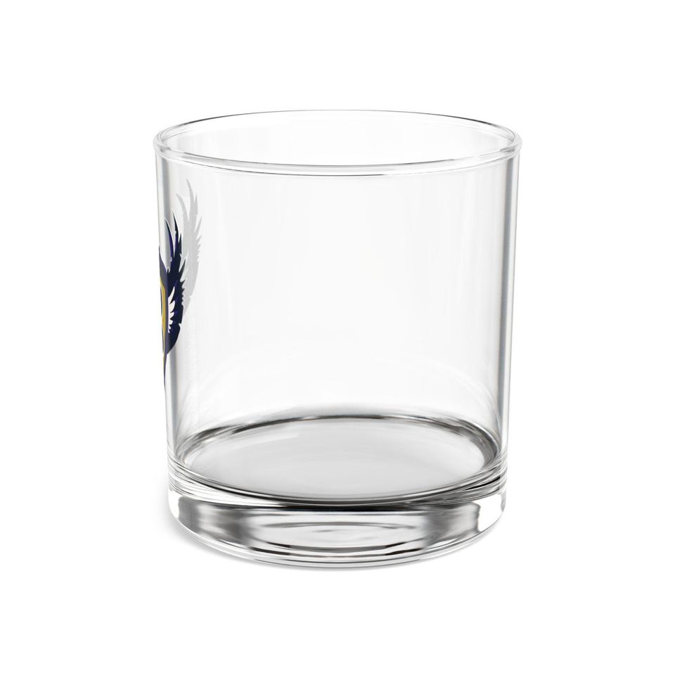 Baltimore Ravens Rocks Glass - Retro Design Rocks Glass, 10oz