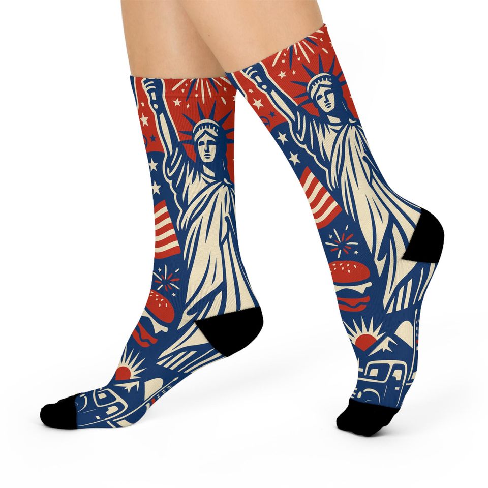 American 4th of July Socks